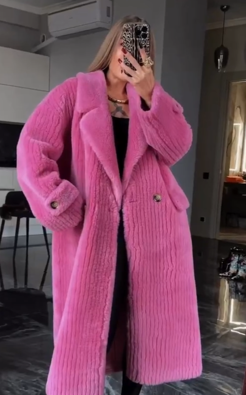 Шуба PINK из натуральной шерсти
