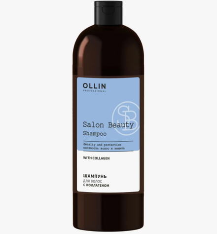 Шампунь с коллагеном для всех типов волос 1000 мл Salon Beauty