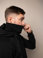 Худи мужское черное ниндзя Город Горький