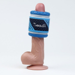 Синий сквозной мастурбатор Through SOFT (Цвет: синий)