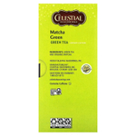 Celestial Seasonings, Зеленый чай, матча, 20 чайных пакетиков, 29 г (1 унция)