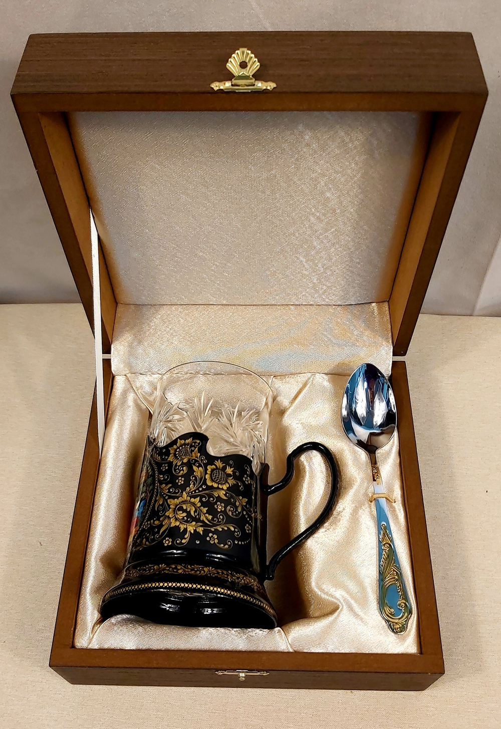 Чайный набор "Иван-царевич и жар-птица" (Ручная роспись Палех)