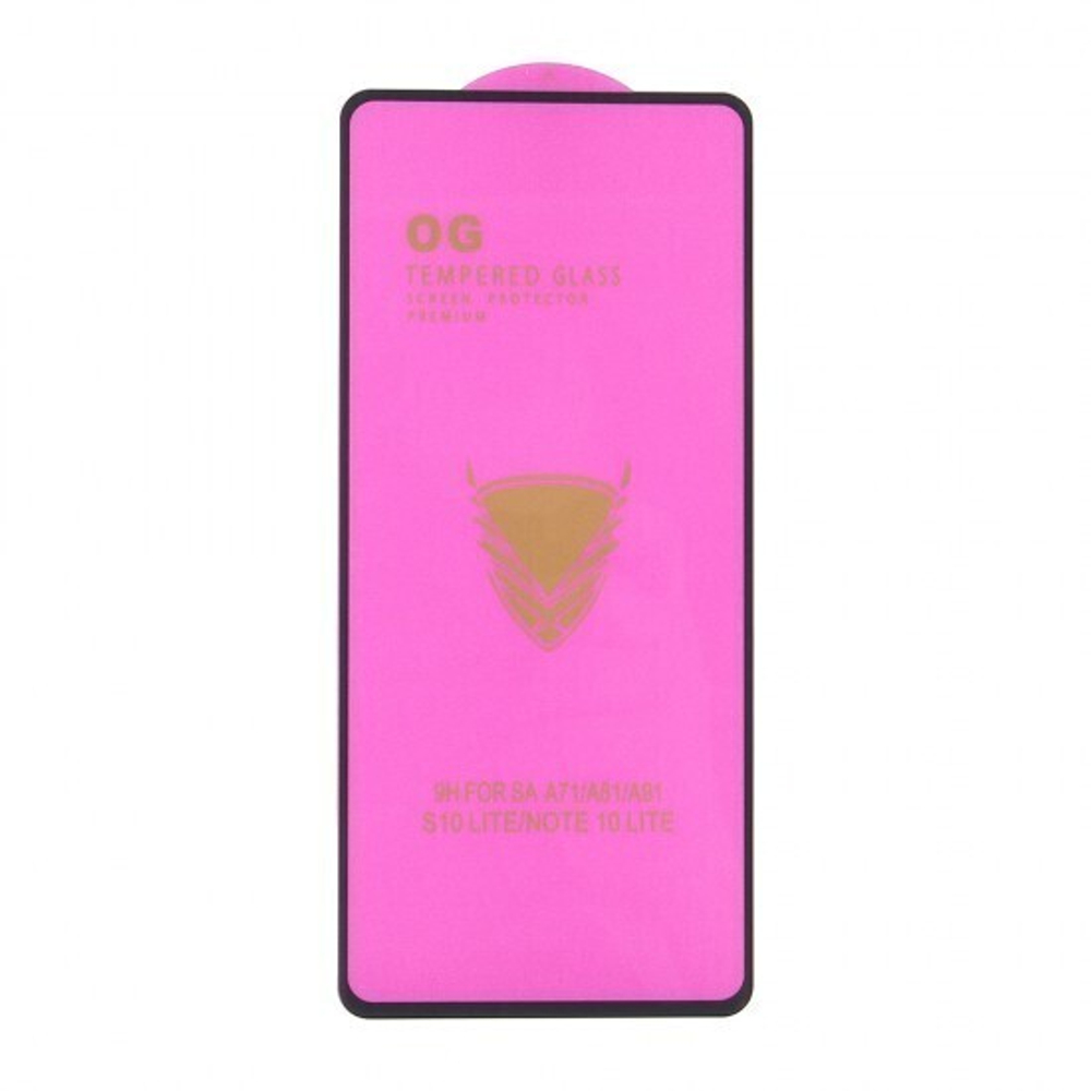 Стекло для Samsung Galaxy A72 противоударное, в тех.упак., (в комплекте 25 шт.), 012547 Черный