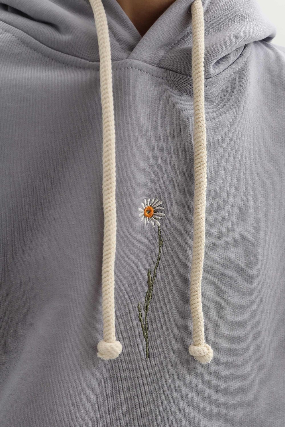 Худи Гербарий Warm Ромашка Лиловый