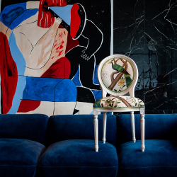 Стул Объект мечты Индокитайский зелёный павлин версия 2