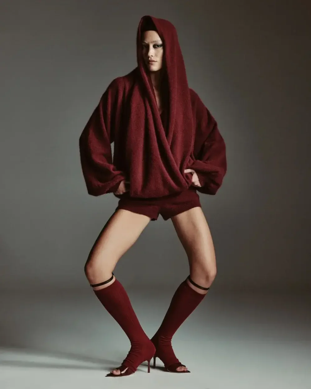 Джемпер Лиса, Бордовый