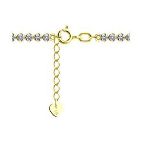 Браслет из золота с фианитами