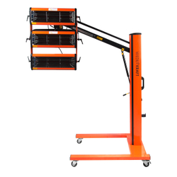 WDK-3AT Трехкассетная мобильная ИК сушка на пантографической стойке с газовым амортизатором