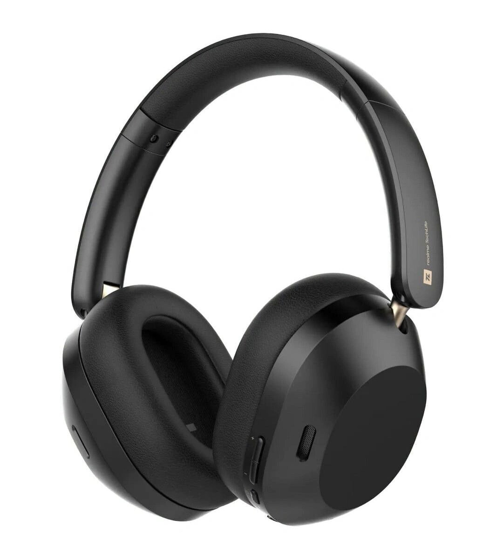 Беспроводные наушники Realme Techlife Studio H1 ANC, Чёрные (RMA2411)
