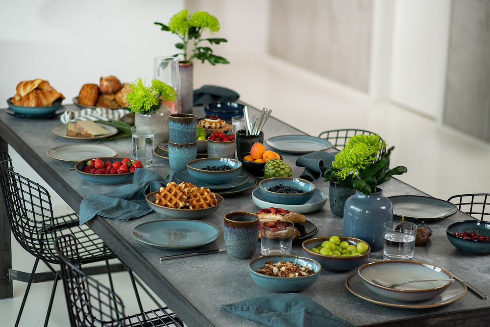 Like. by Villeroy&Boch Тарелка Lave Glace 23,5 см для завтрака 10-4282-2640