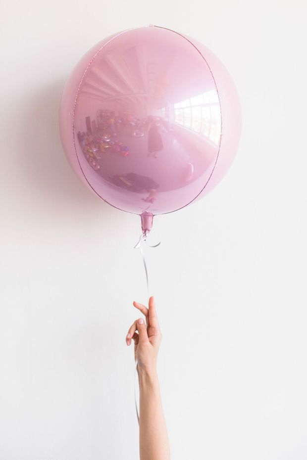 Г 3D СФЕРА Б/РИС 15" Пастель Pink  (БГ-19)