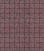 Гранитная тротуарная плитка КВАДРАТ - Б.3.К.6 Гранит Красный с черным