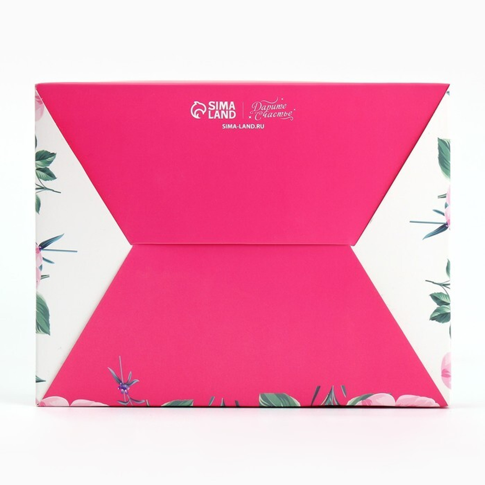 Коробка складная с 3D эффектом «Самой прекрасной», 18 х 14 х 23 см