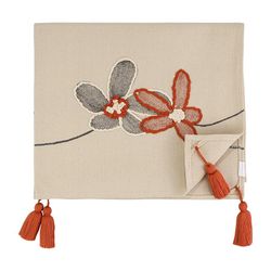 Дорожка на стол Stone flowers из коллекции Ethnic, 45х150 см