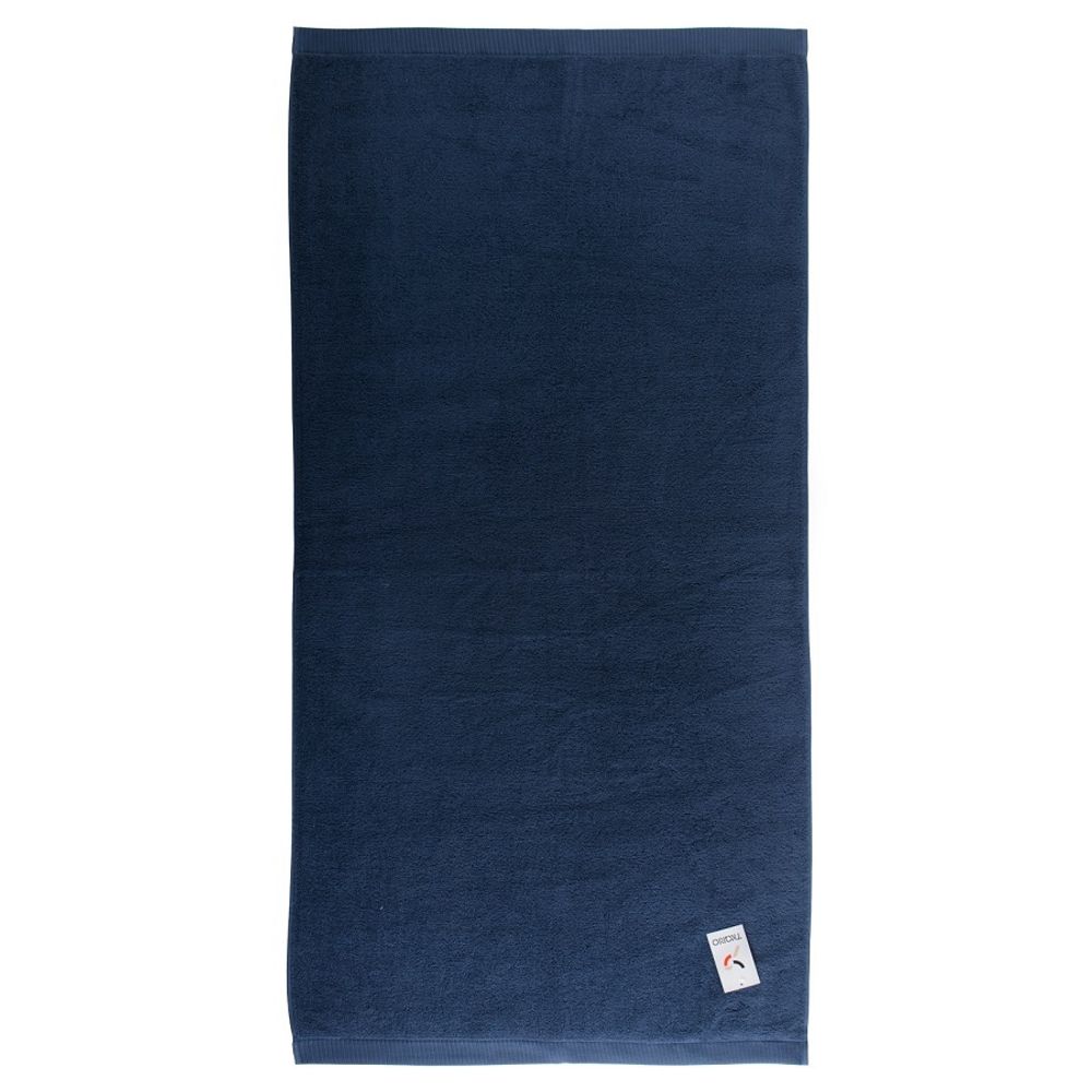 Полотенце банное темно-синего цвета из коллекции Essential, 70х140 см