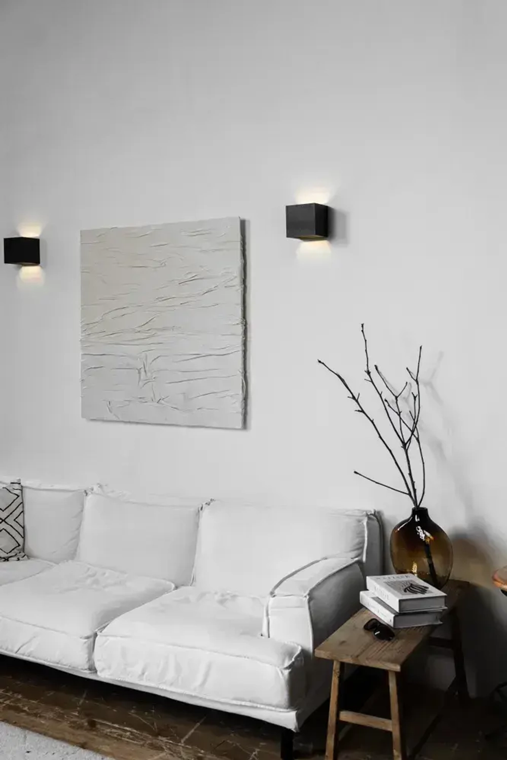 Ночник / Светильник на батарейках Catarina Mebel черный, комплект 2 шт.