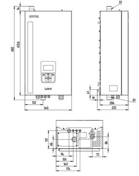 Электрический котёл Zota Lux-X 12 кВт