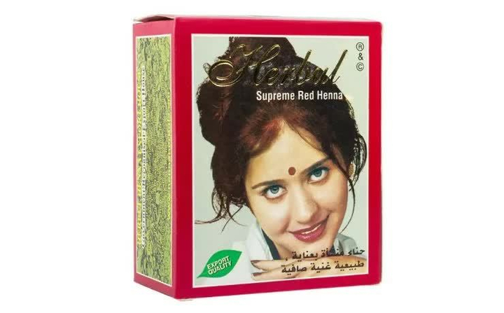 Краска на основе хны Herbul Henna Supreme Red 6х10 г = 60 г