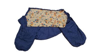 Комбинезон,  утепленный байкой 24 девочка (обхват груди 45 - 52) синий