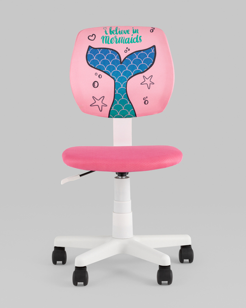 Кресло компьютерное детское ЛОЛО Mermaid Tail пластик белый