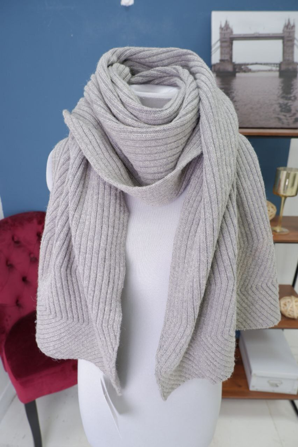 Шарф Allsaints плотный