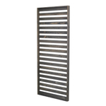 Панель для стен деревянная Эпларо 177х76 см, органайзер хранения из массива сосны для сада, балкона и прихожей, графит