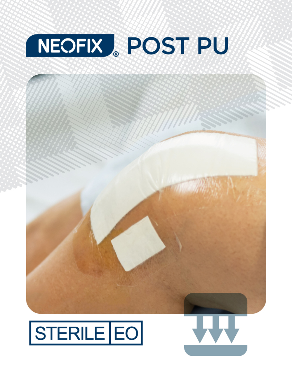 Повязка ранев. стерил. адгезив. на полимер. основе с вискоз. подуш. NEOFIX POST PU, 15 х 8 см