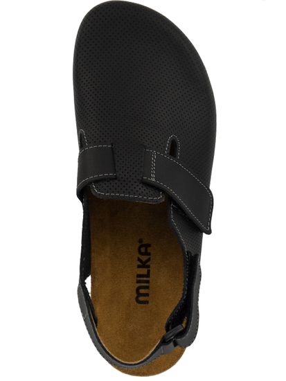 13 | "Maka's"| Женские сабо (черный перфорация)