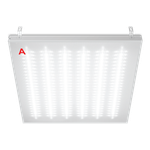 Светильник ГРИЛЬЯТО ДВО02-042 с БАП EM1 54Вт 6500К IP40 Микропризма 6500лм 588х588х40мм WOLTA PRO