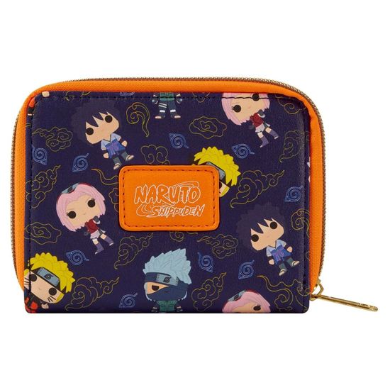 Кошелек Loungefly POP Naruto Shippuden Team AOP Zip Around Wallet / Кошелёк по мотивам аниме "Наруто: Ураганные хроники"