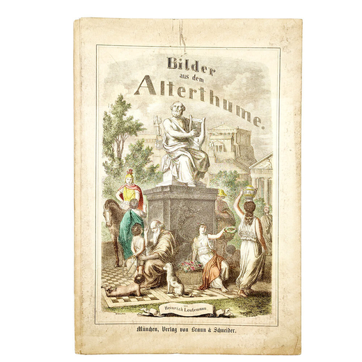 Heinrich Leutemann. Bilder aus dem alterthume. /Лейтманн Генрих. Картины из античности. Гравюры 1890