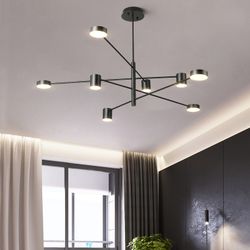 Люстра Motvikt Black 6 By Imperiumloft