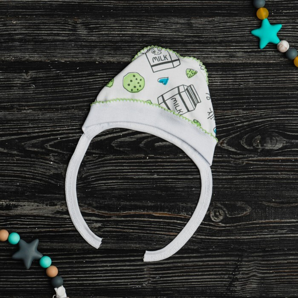 Чепчик (швы наружу) 8111 Milk (Размер: 56)