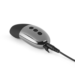 Утяжеленный премиум-вибратор Le Wand Point темный хром