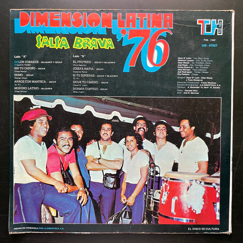 Dimension Latina '76 ‎– Salsa Brava (Венесуэла)
