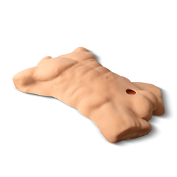 SILEXD Apollo L - Торс с фаллоимитатором, телесный, 7'