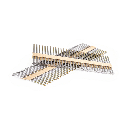 Гвозди реечные финишные P0A GL с цинковым покрытием, угол наклона 21 градус, 2,8 x 80 мм 150 шт. AERO