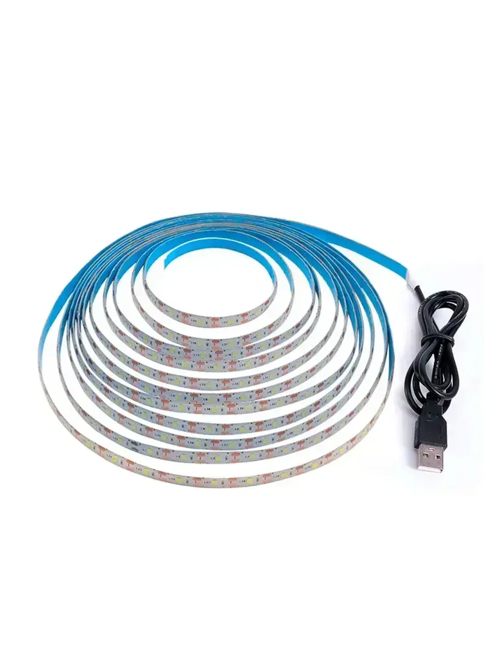 Светодиодная лента 3 метра c USB разъемом SMD 2835 (60 LED/M) 5V DС- цвет белый