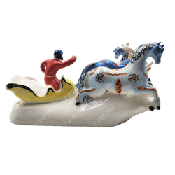 Киселев А. А. Фарфоровая скульптура Тройка. ЛЗФИ. 1950-е гг.