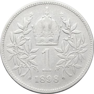 1 крона 1898 Австрия