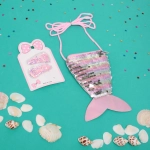 Набор аксессуаров для волос детский с сумочкой «Little Treasure Lady» (2 зажима, сумочка), 10*26см