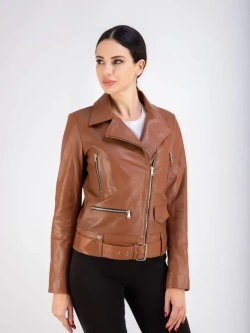 Косуха женская кожаная натуральная куртка Турция