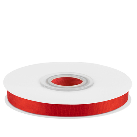 Лента атласная (0,7 см*22,85 м) Красный, 1 шт.