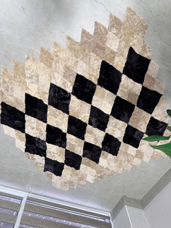 Меховой Коврик прикроватный накидка на кресло из овчины