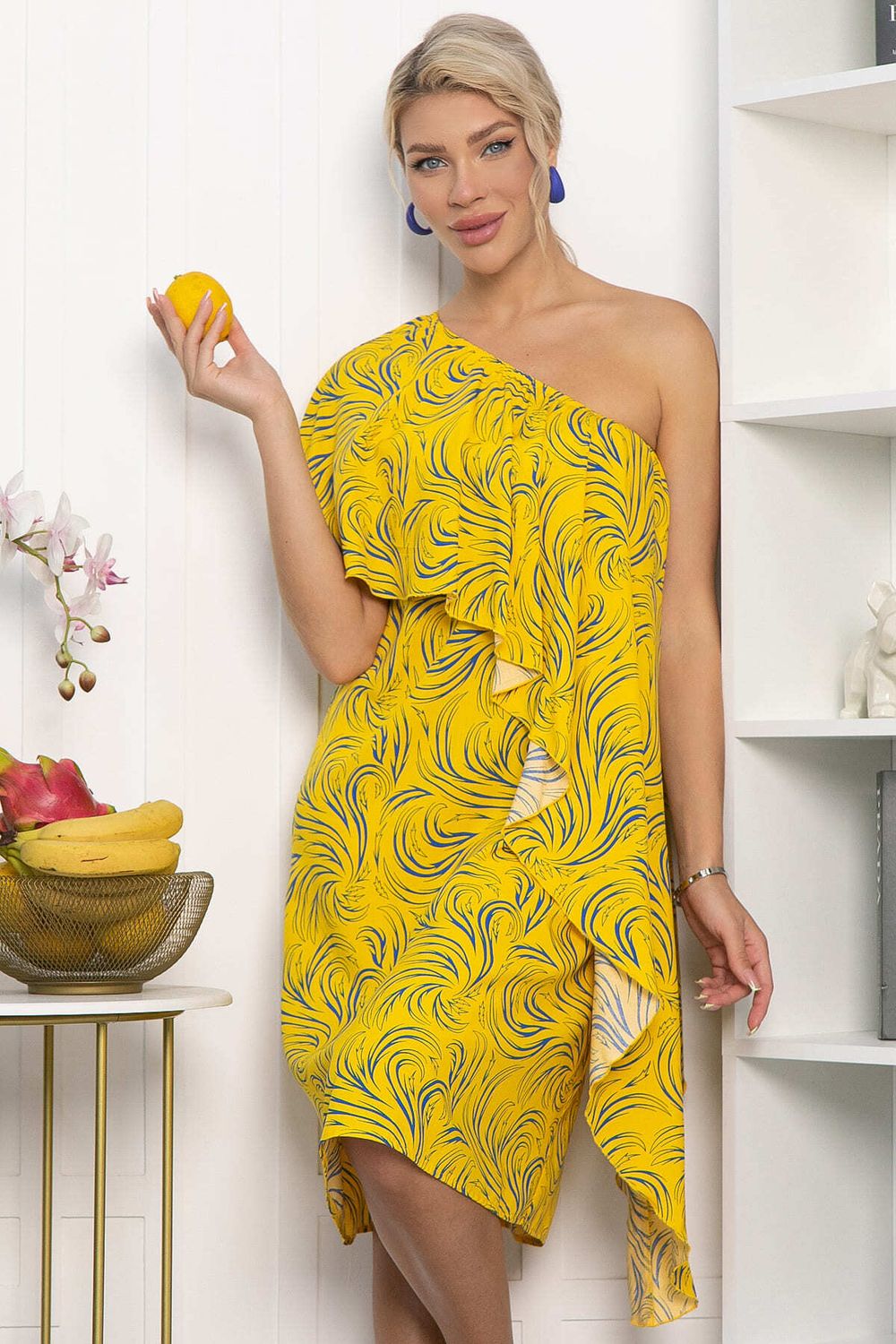 Платье Шардоне (ярко-желтое) П13771-36М LT Collection