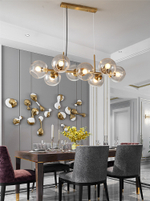 Pendant design lamp    (Gold/Clear)Uatoua