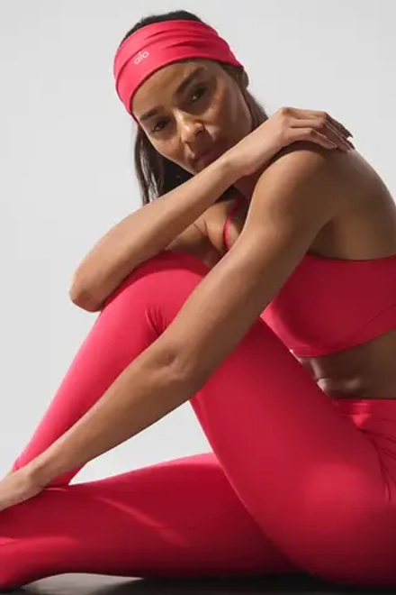Alo yoga Спортивная повязка на голову, карамельно-красный