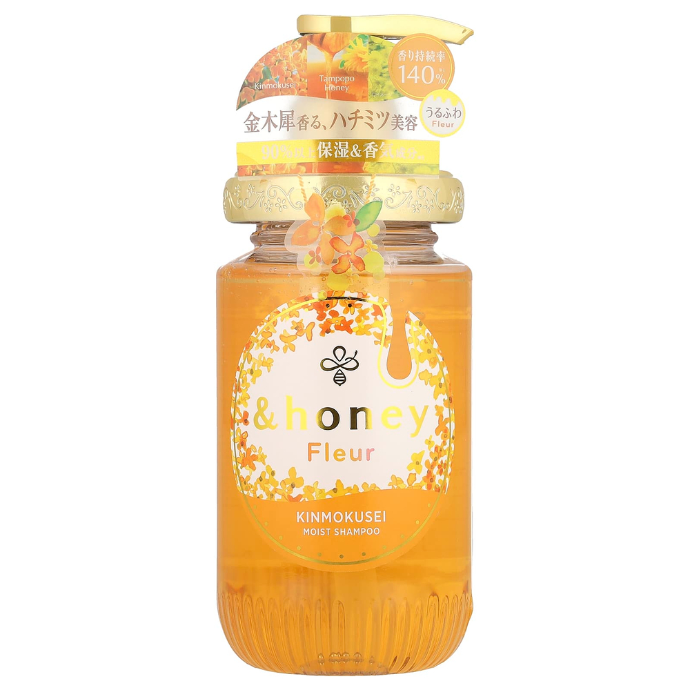 &honey, Увлажняющий шампунь Fleur, мед с османтусом, 440 мл (14,9 жидк. Унции)