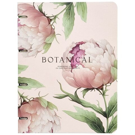 Тетрадь А4 120л кл. на кольцах Infolio "Be Smart. Peony"
