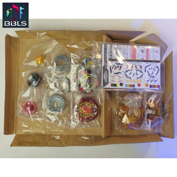 Набор 3 волчка + 1 лаунчер Overdrive Special Starter Set B191 от Takara Tomy